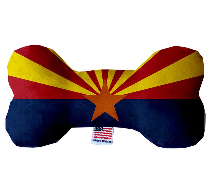 Pet & Dog Plush Bone Toys, "Arizona Desert" (Set 1 of 2 Arizona State Toy Options, available in different pattern options!)