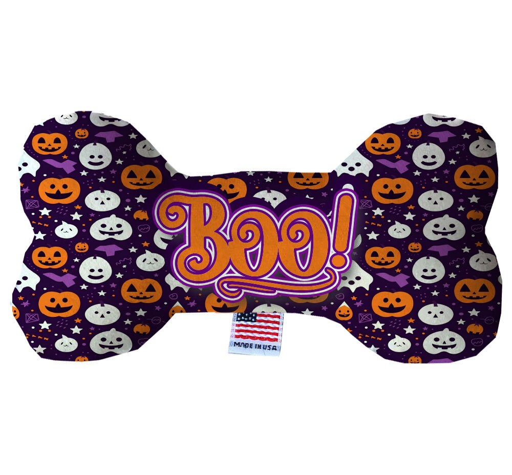 Halloween Pet & Dog Plush Bone Toy, &quot;Boo&quot;