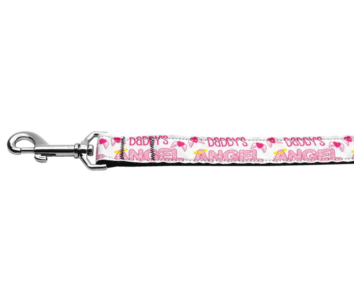 Pet Dog & Cat Nylon Collar or Leash, "Daddy's Angel"
